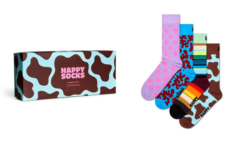 4-Pack Colorburst Socks Gift Set