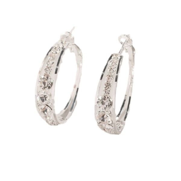 ZELTRYN Diamond-Inlaid Women's Earrings