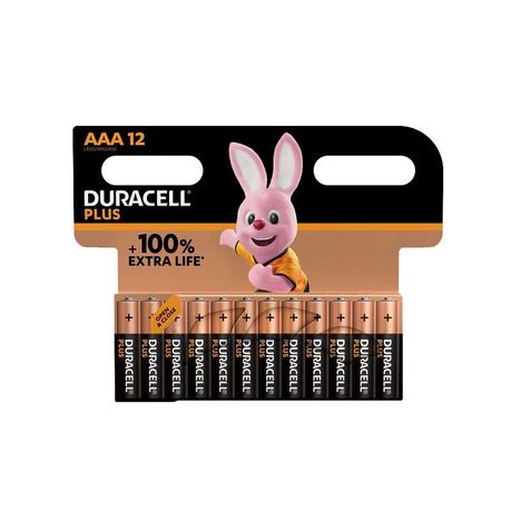 DURACELL Plus Battery AAA (Pack of 12) Image