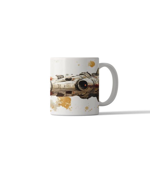 Retro Rocket DSG 11 Printed Coffee Mug
