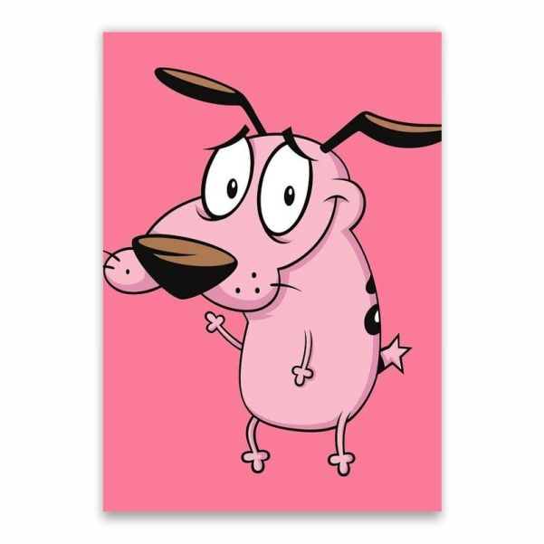 Courage The Cowardly Dog Poster - A1 | Shop Today. Get it Tomorrow ...