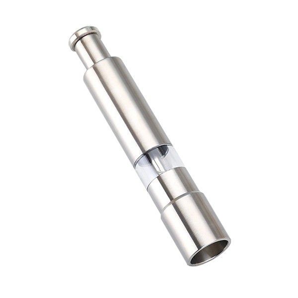 Pepper Grinder, Spice Mills, Portable, Handy, Stainless Steel Silver