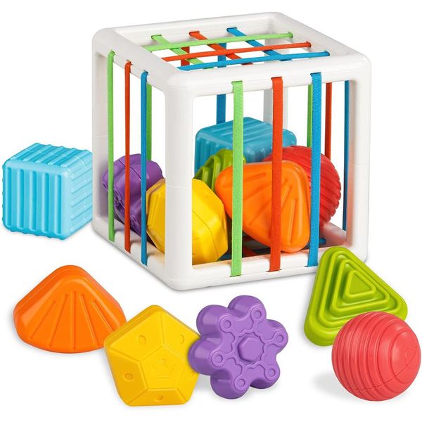 Babies-Up Shape Sorter Montessori : Sensory Learning &amp; Fine Motor Toy
