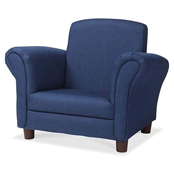 Just Home Single Blue Kid Sofa