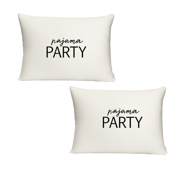 Pajama Party Twin Standard Pillow cases