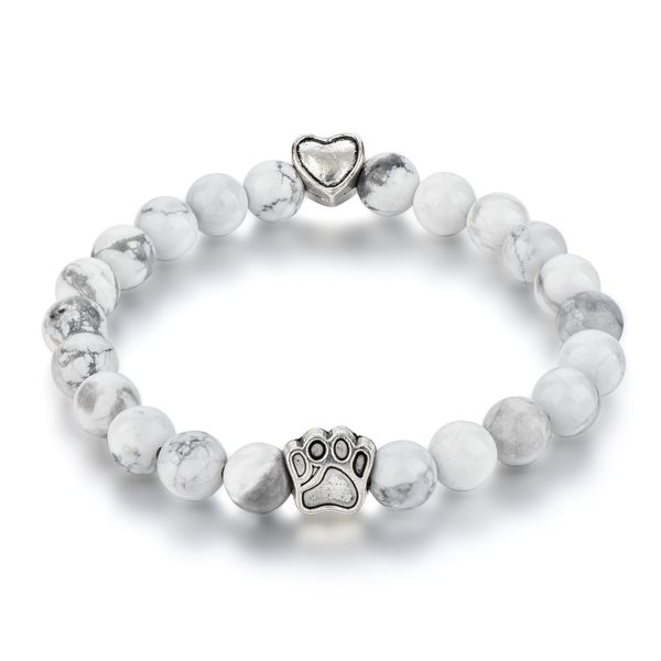 Dog Paw 7 Chakra Healing Reiki Stone Bracelet by My Baguette