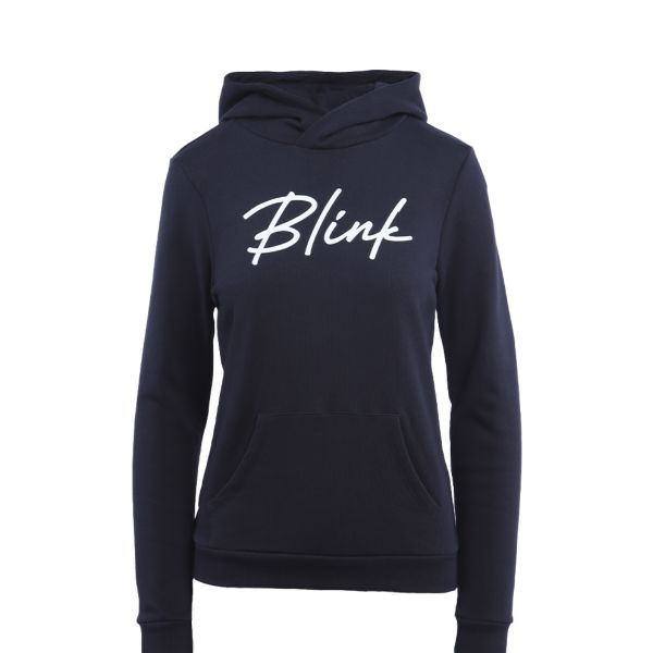 Blink Womens Script Print Hoodie Cotton