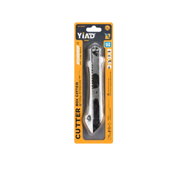 51742 YIAD 18mm Heavy-Duty Box Cutter in Blister Pack Utility Knife