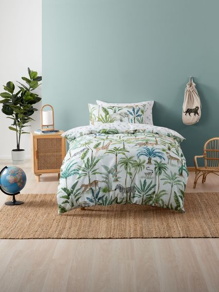 Squiggles Jungle Oasis Duvet Cover Set