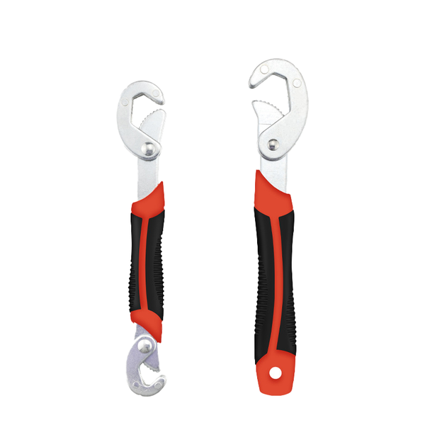 2 Pieces Multifunctional Adjustable Universal Wrench With Anti Slip Handle