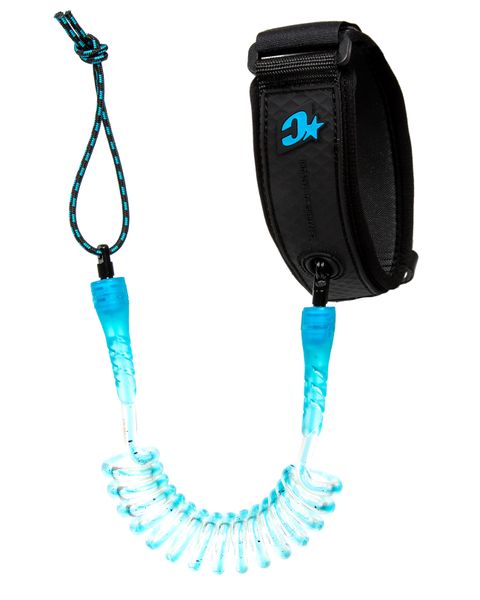 Creatures Reliance Bicep Leash L : Cyan Speckle Black (BLRB22LRGCYSPBK)
