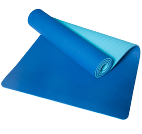 Yoga TPE Eco-Friendly 1cm Thick 2 Sided Blue Mat | Shop Today. Get it ...