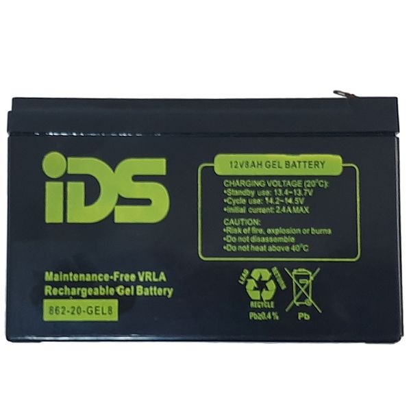 IDS Battery 12V 8AH Gel SLA