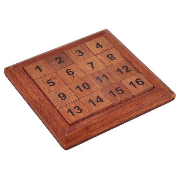 Kid's Wooden Magic Square Numbers Game Toy - 12cm