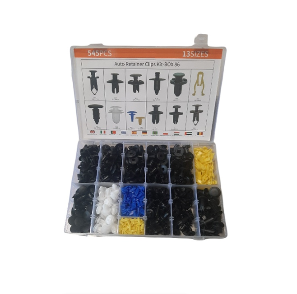 545 Pieces Auto Retainer Fastener Clips Kit