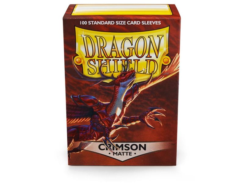 Dragon Shield Matte - Crimson (100 ct. in box)