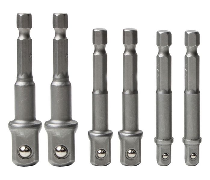 6Piece Hex Socket Drill Bit Adapter