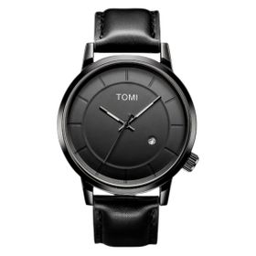 TOMI - Water Resistant Mens' Quartz Watch With Date Functionality
