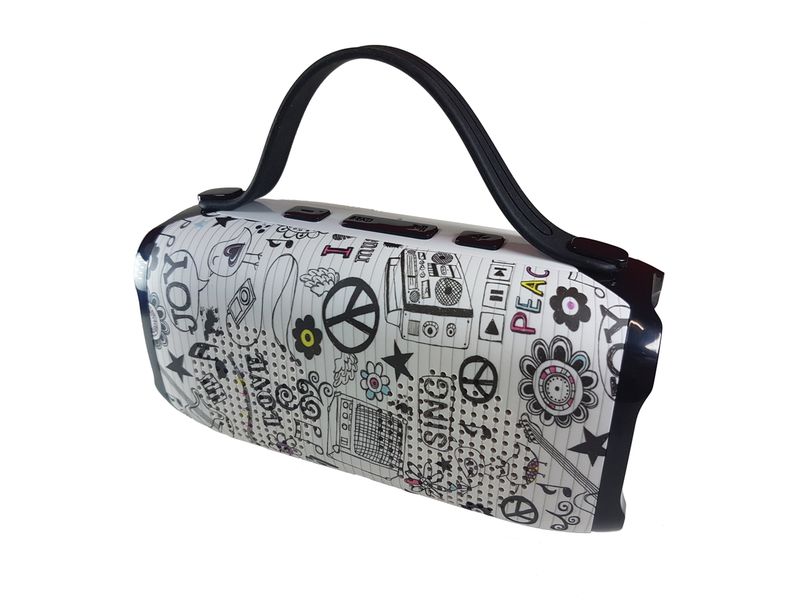 Everlotus Bluetooth Speaker MP-C2M (Graffiti White)