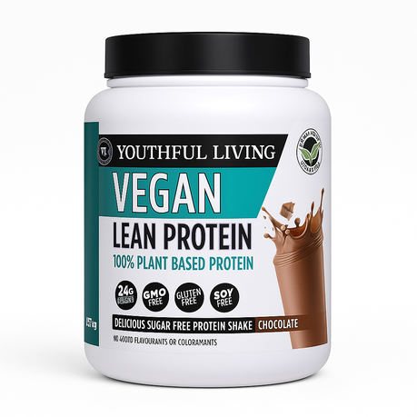 Vegan Lean Protein Powder - Chocolate Plant Based Shake | Youthful Living Image
