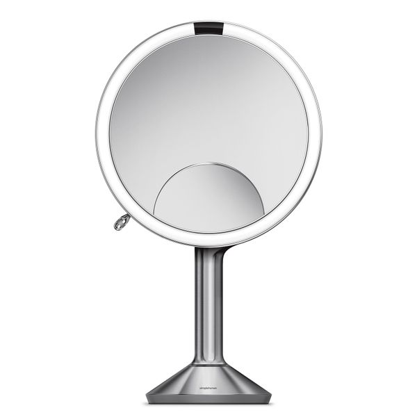 SIMPLE HUMAN-20Cm Sensor Mirror Trio-Touch Control Brightness -Brushed S/S