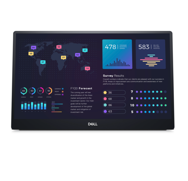 Dell P1424H 14.0" (1920x1080) IPS LED USB-C Portable Monitor