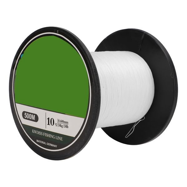 500m 4-Strand PE Braided Line (10 White)