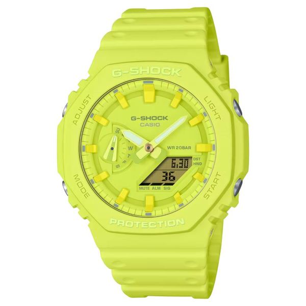 Casio G-Shock Womens Analogue &amp; Digital Rubber WatchGA-2100-9A9DR