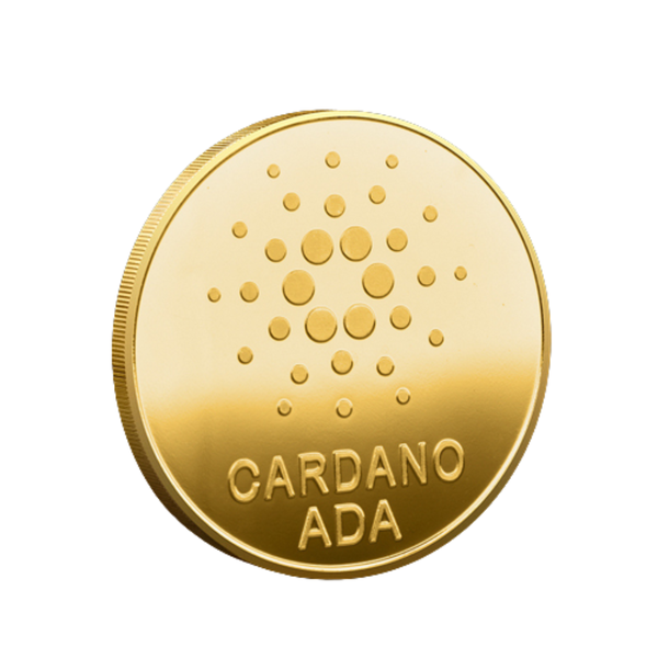 ADA Cardano - Gold Plated Collectable Crypto currency Coin Blockchain