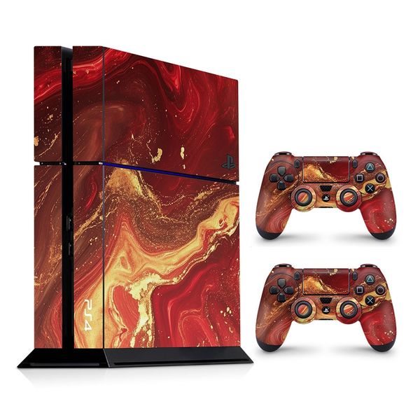 Decal Skin Compatible with PS4 - Fluid Abstract Art (Decal Only)