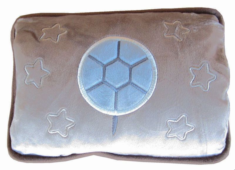 Electric Water Bottle Hand Warmer - Light Brown Star Football