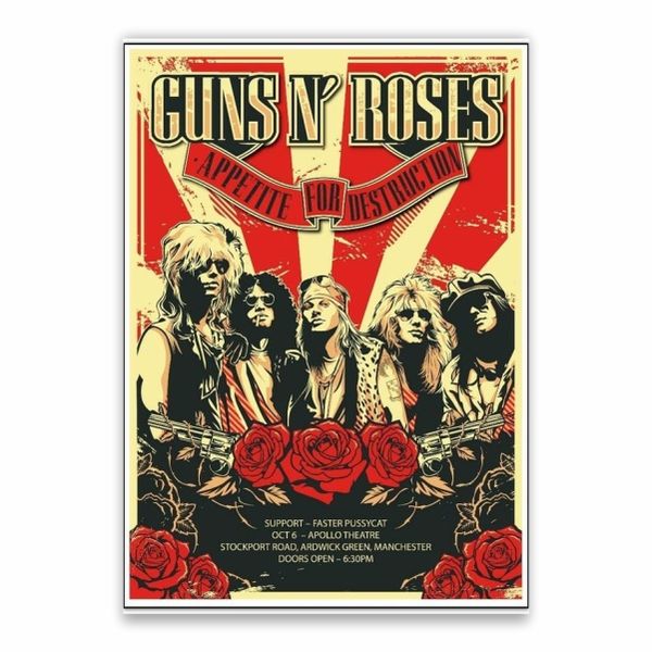 Guns N' Roses Appetite For Destruction Poster - A1