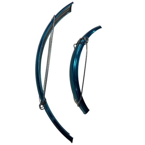Aftermarket Chrome Plated Long Mud Guards small 16"