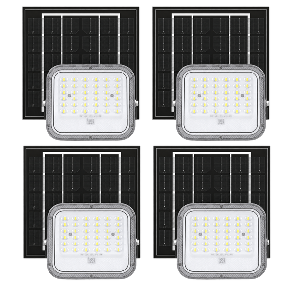 illumin8 50W Solar LED Flood Light 6500K IP65 - 4 Pack
