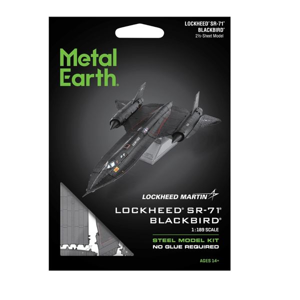 Blackbird SR-71 Metal Earth-2.5 Steel Sheets