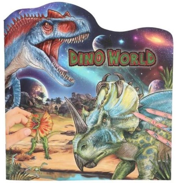 Top Model - Dino World Colouring Book Galaxy