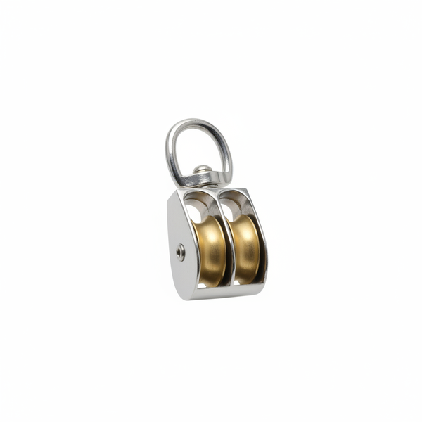 Krafft Double Swivel Pulley 40mm for Rigging and Sailing