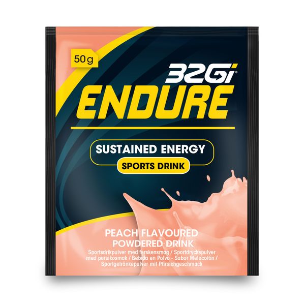 Endure - Sports Drink - Sustained Energy - 50g - Peach - 7 Sachets