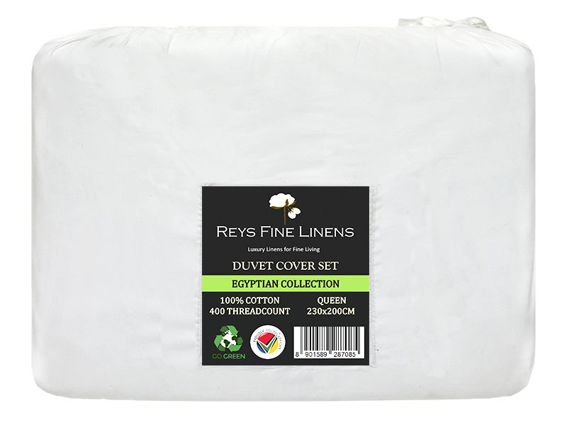 Egyptian Collection - Plain Duvet Cover Set - 1 Set