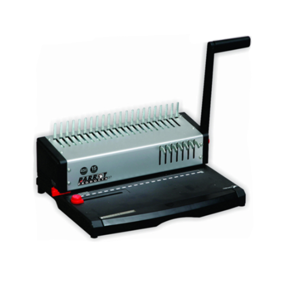 Parrot Comb Binding Machine450 Sheets 20mm 7 Pin Punching x 1