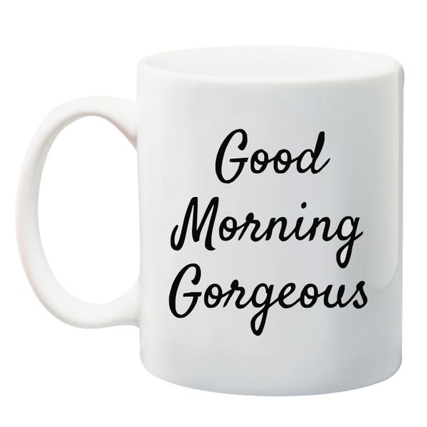 Qtees Africa - Good Morning Gorgeous printed mug