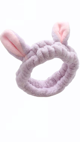 Purple Rabbit Makeup Headband