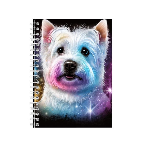 WEST HIGHLAND TERRIER Notebook Dog Gift Idea Notepad A4 Pad 97
