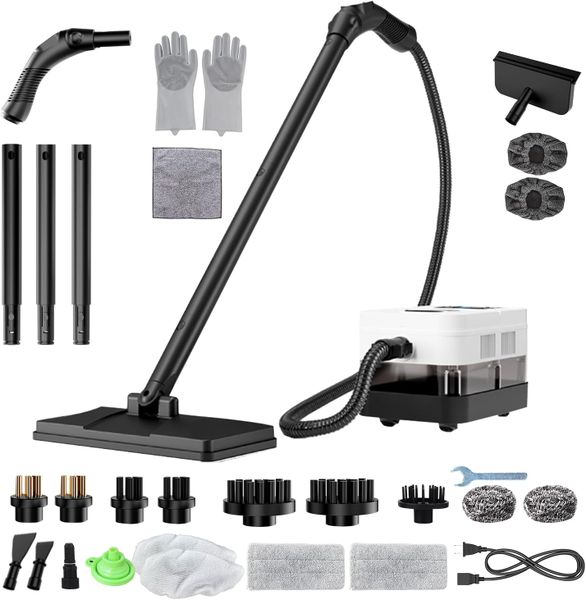 Steam Cleaner with 24 Accessories Steam Mop with 5M Extra-Long