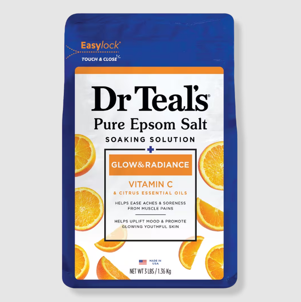 Dr Teals Epsom Salt 1.36kg- Vitamin C