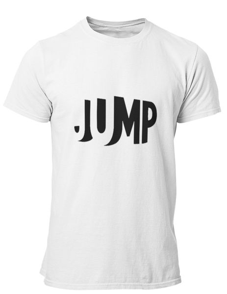 PepperSt Mens White T-Shirt - Jump