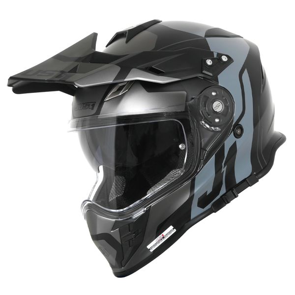 Just 1 J34 Pro Tour Titanium | Black Helmet