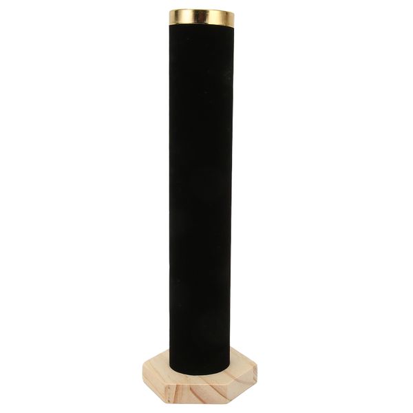 Velvet Jewelry Display Tower - Bracelet Watch &amp; Hairband Holder, Bedroom
