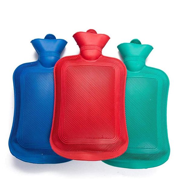 Innovacare hot water bottle rubber ribbed hot water 2 litre bulk