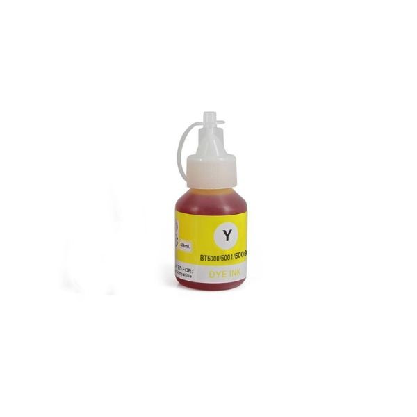Inksaver Brother BT-5000/BT5000/5000 Compatible Yellow Ink Bottle